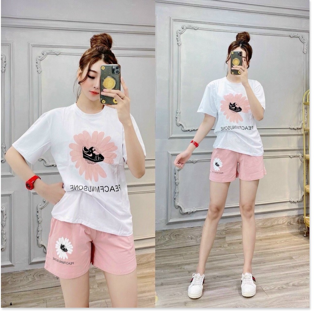 Set bộ đồ mặc nhà thun cotton nữ cực đẹp , mát mẻ , hot hè 2021 THỜI TRANG MỚI NHẤT HIỆN NAY