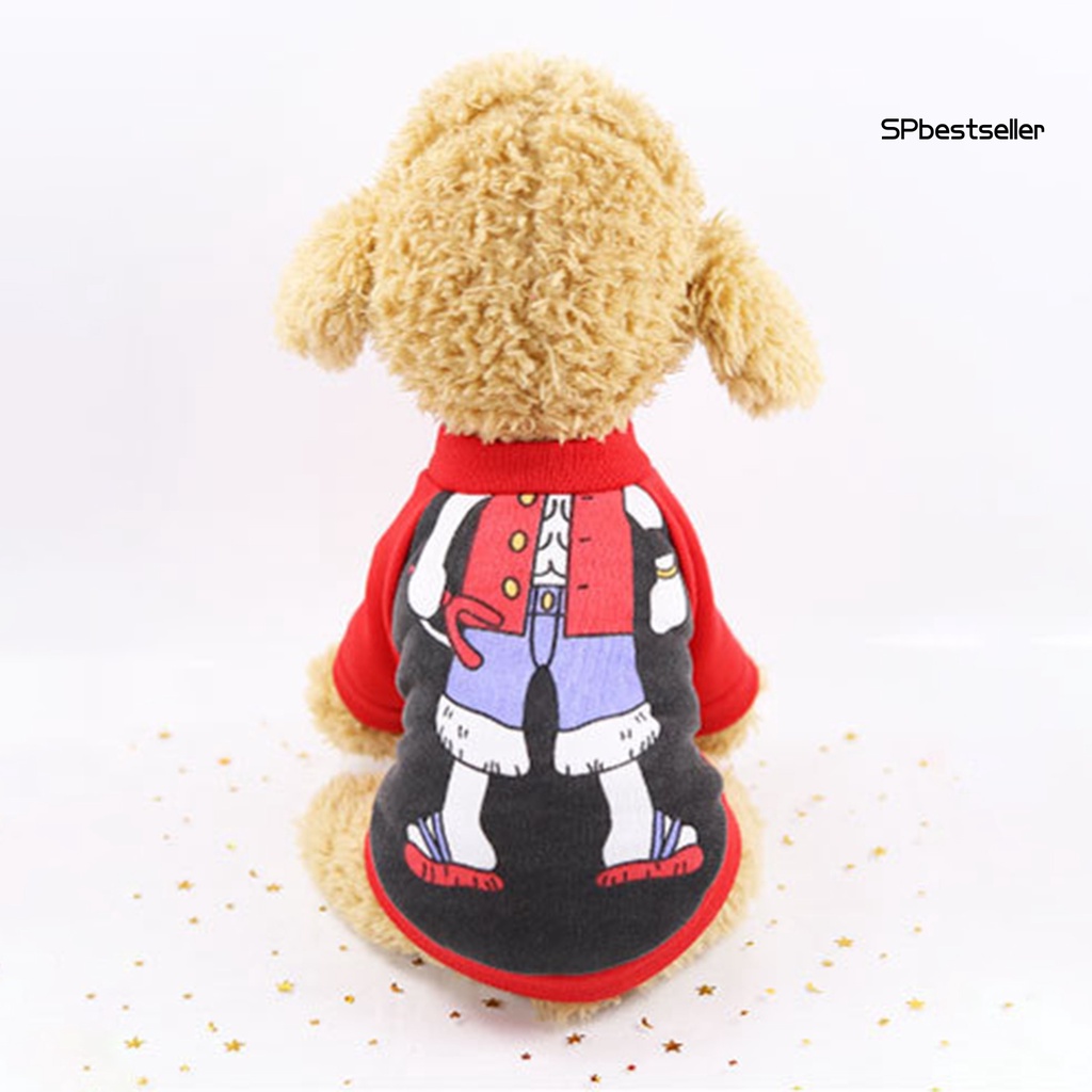 Áo len mềm mại họa tiết hoạt hình nhiều màu sắc cho thú cưng