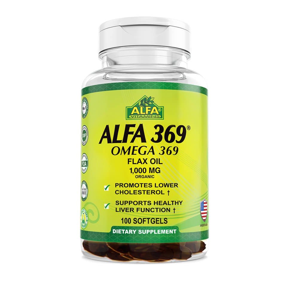 ALFA OMEGA 369 MỸ - Bổ não, khỏe tim, Tăng cường thị lực, trí nhớ và làm đẹp da