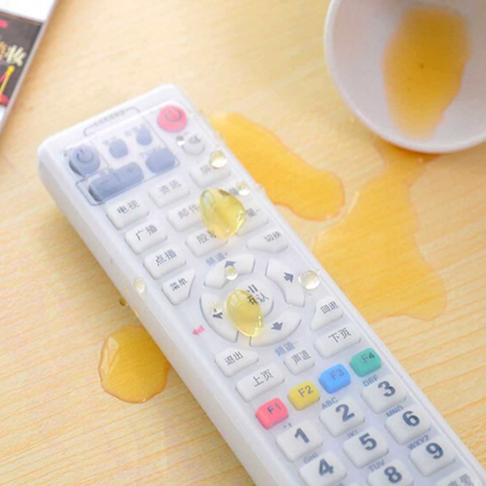 Bao silicone trong suốt chống bụi bảo vệ điều khiển từ xa TV