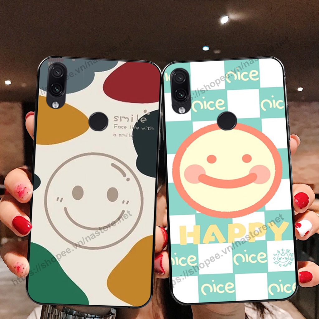 Ốp lưng Xiaomi Redmi 7 / Redmi Note 7 / Redmi S2 mặt cười, họa tiết caro đơn giản đẹp cute