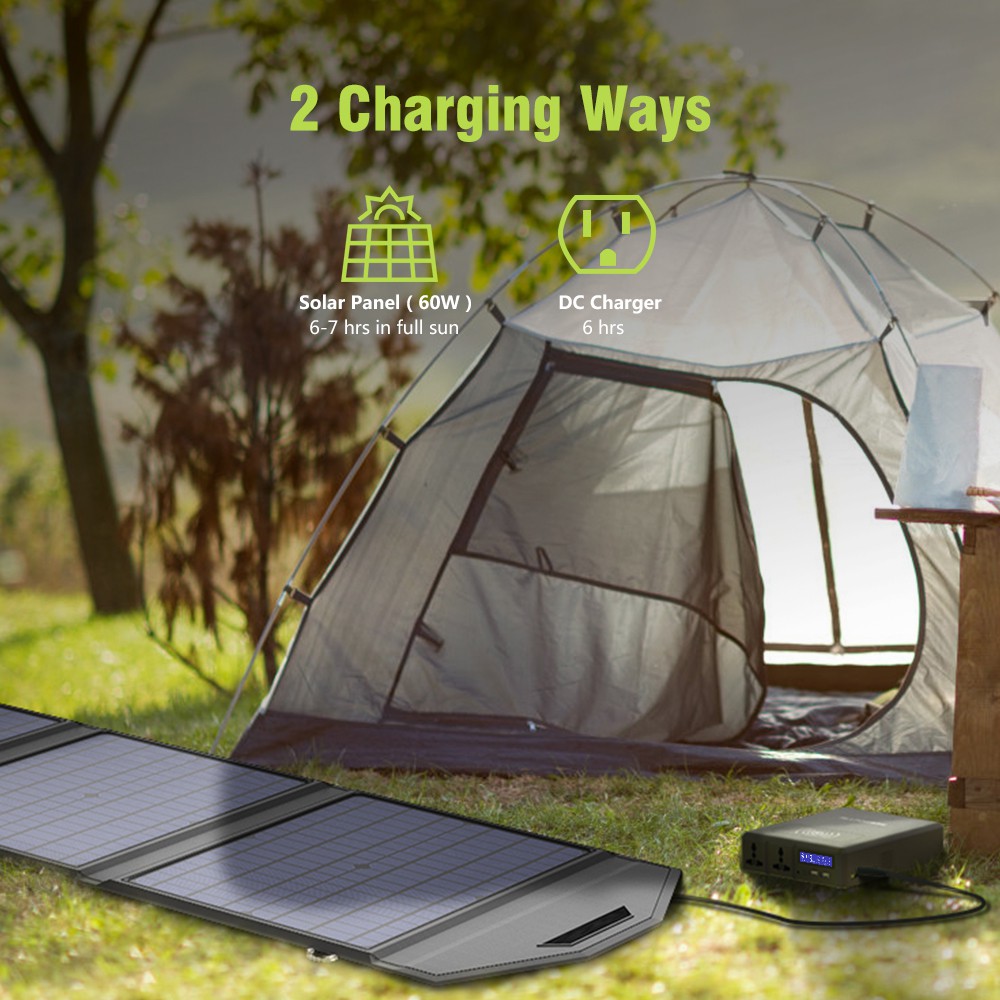 Trạm sạc dự phòng đa năng Allpowers 220v - 100w, 154Wh, dung lượng pin 41600mAh wireless charge