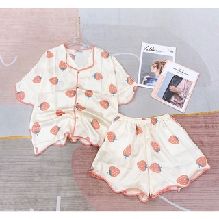 Set bộ ngủ lụa satin nhà chin's cao cấp