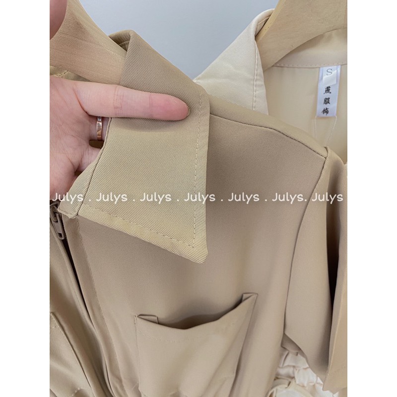 Jump short ống rộng khoá kéo (ảnh thật shop chụp kèm video)