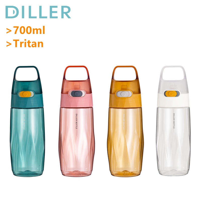 Bình nước Diller DB-015 chống tràn có ống hút tiện lợi dung tích 700ml