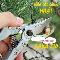 Kéo cắt tỉa cây Sada 210 lưỡi thép sắc bén, không gỉ có thể dùng hàng triệu lần mà không bị biến dạng