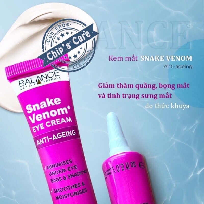 KEM MẮT NỌC RẮN Balance Snake Venom Eye Cream 15ml chính hãng