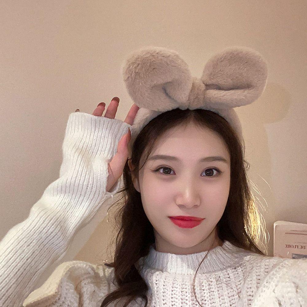 JARRED Băng Đô Cài Tóc Lông Nhung Chống Trượt Phong Cách Vintage Ngọt Ngào Cho Cô Dâu