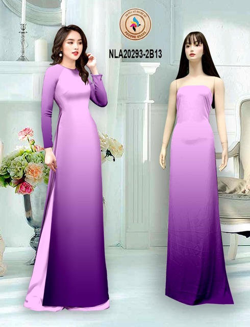Vải áo dài ombre