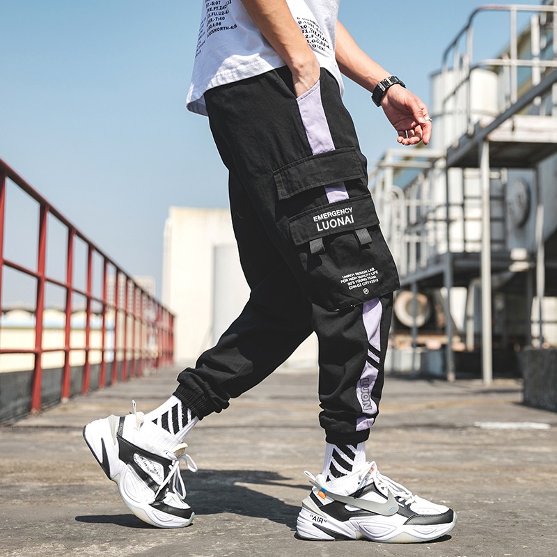 Quần Jogger Túi Hộp Nam UNI-ROY Phối Sọc Trắng Lớn Bo Ống Trẻ Trung JOGGER NAM 9000051C3 | BigBuy360 - bigbuy360.vn