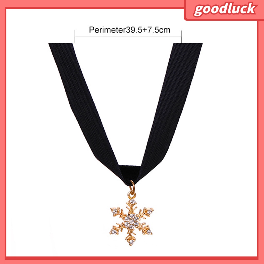 Vòng Cổ Choker Bằng Nhung Mặt Hình Cây Thông Giáng Sinh Dành Cho Nữ