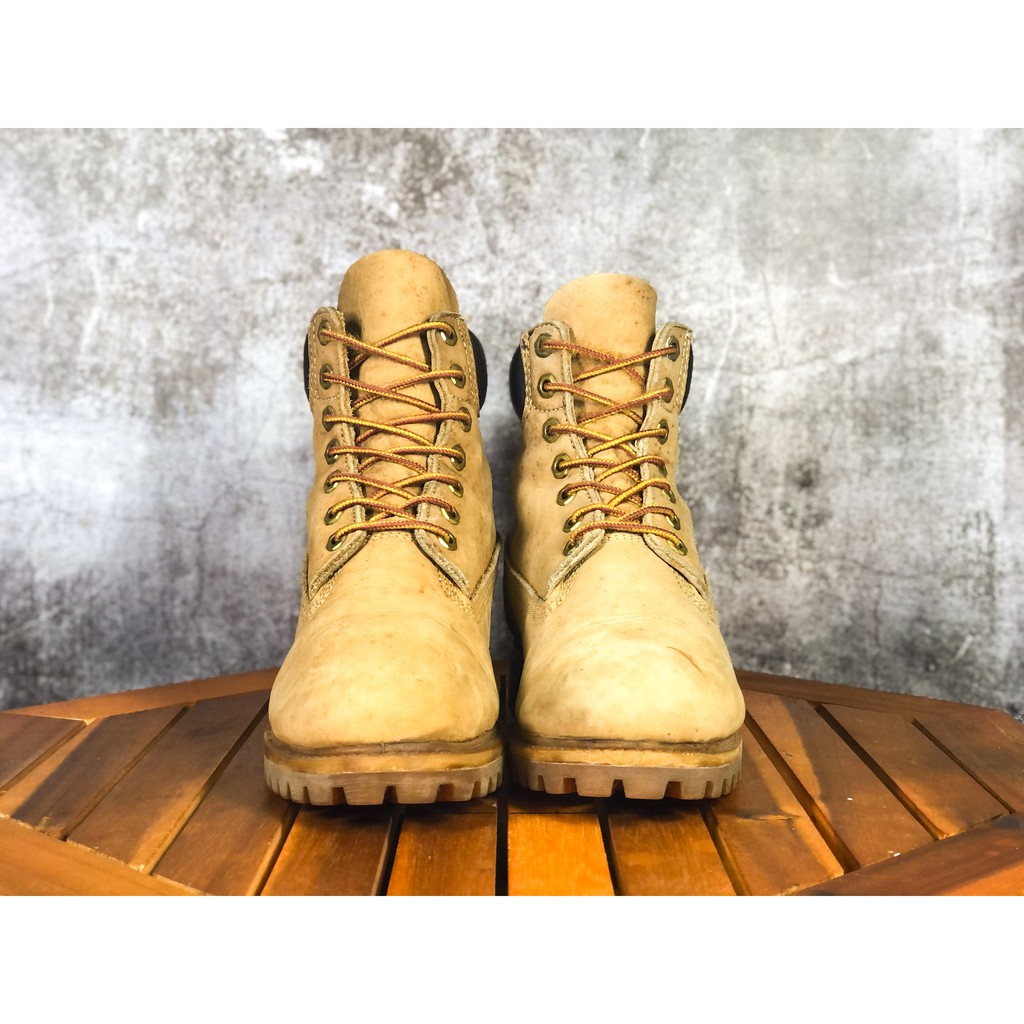 (Size 38) Giày thể thao chính hãng 2hand TIMBERLAND 6-INCH PREMIUM WATERPROOF BOOTS ‣ * !