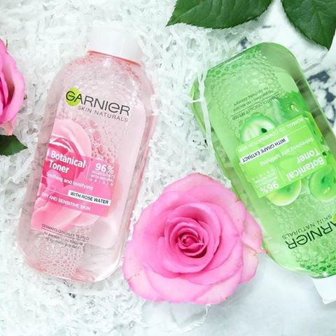 Nước Hoa Hồng Garnier 200ml Hồng - Xanh Lá