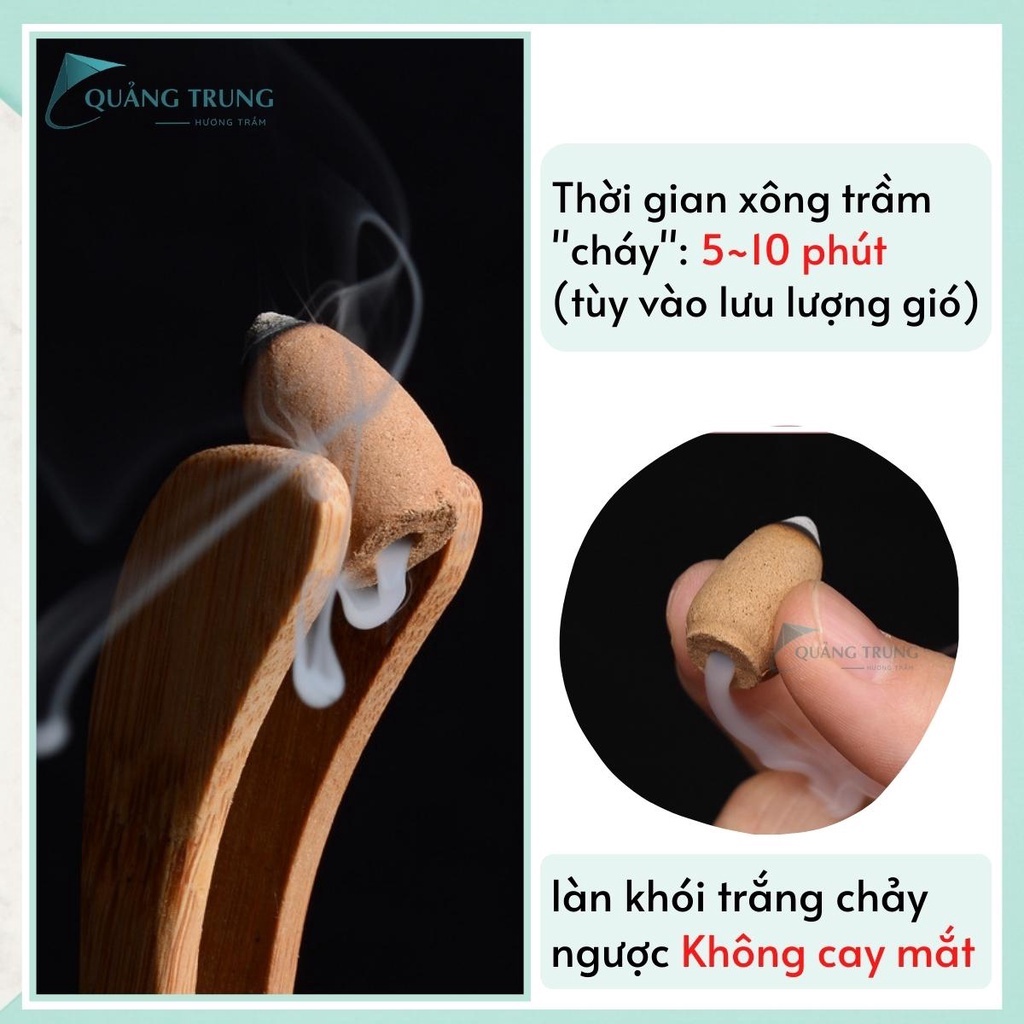 Nụ Trầm Hương Tự Nhiên Thơm Dịu Khói Ngược