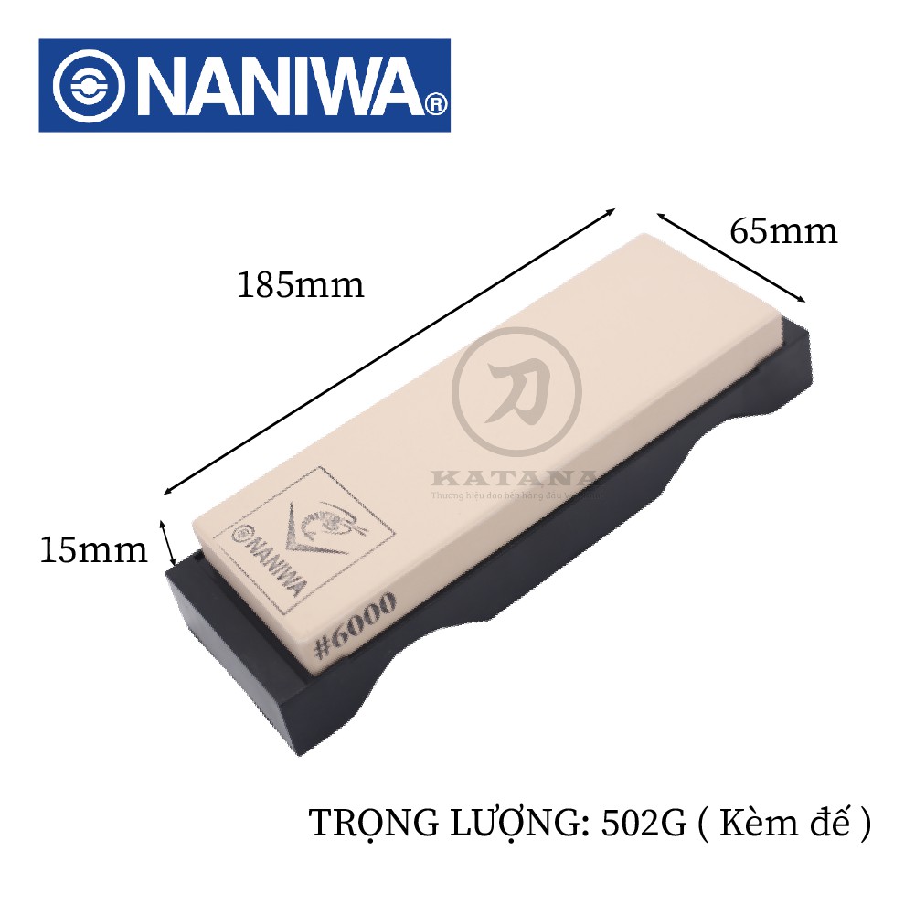 Đá mài dao tinh Naniwa độ mịn #6000   NAT6000D