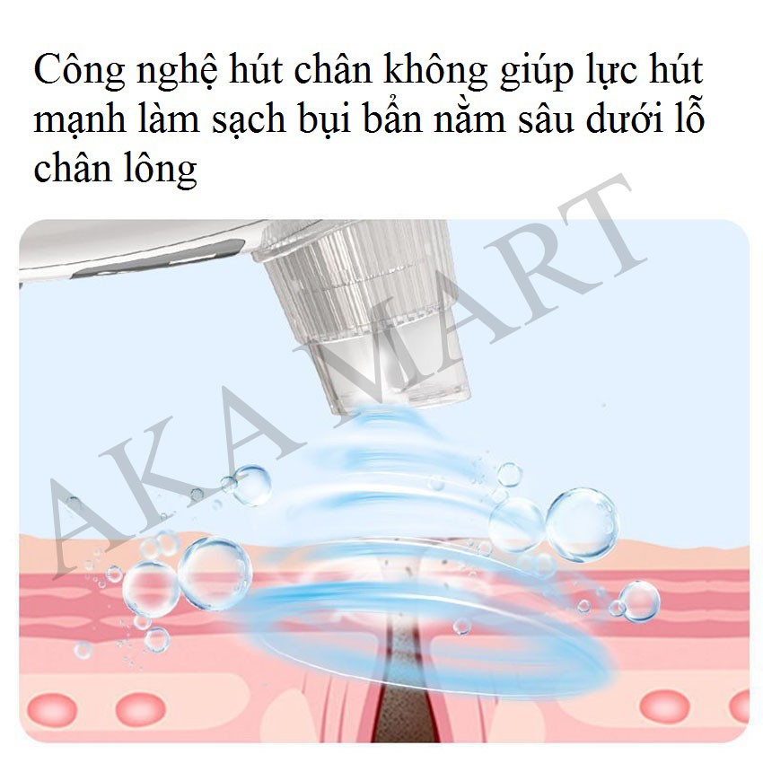 Máy hút mụn mini cầm tay chính hãng cao cấp B68 2021, máy hút mụn cẩm tay mini công nghệ oxy loai tốt