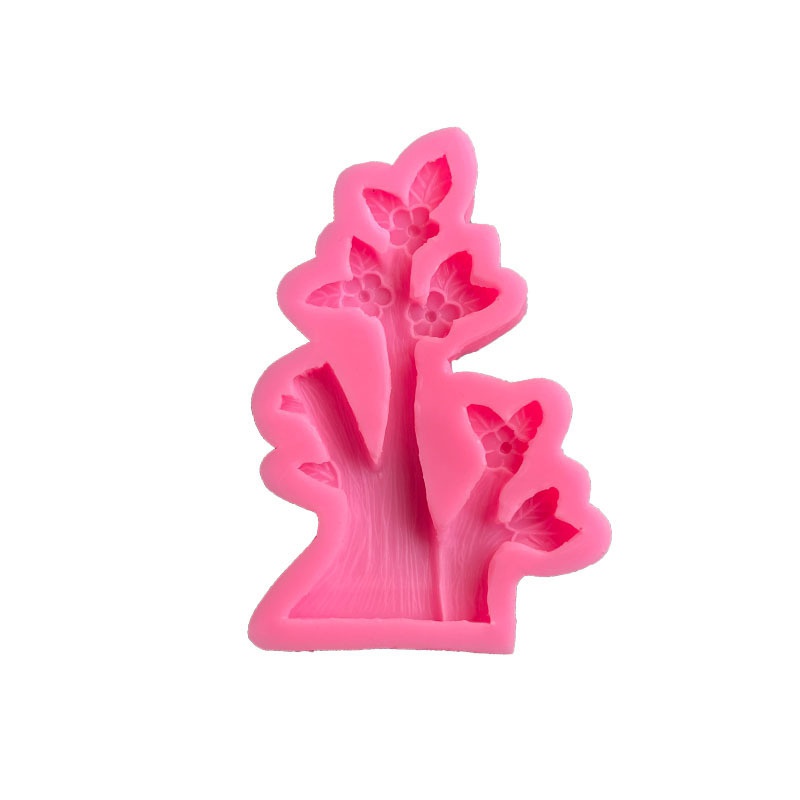 Khuôn Silicone Làm Bánh/Sô Cô La/Sô Cô La/Kẹo Đường Hình Hoa Đào/Hoa Hướng Dương/Lá