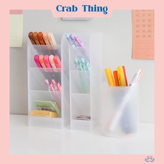 Ống đựng bút đa năng và kệ đựng bút nhiều tầng trong suốt