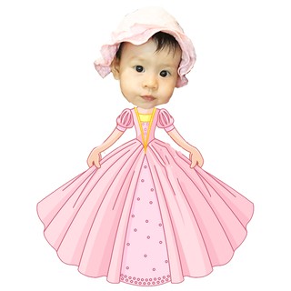 Chibi bé gái [Phụ kiện trang trí sinh nhật]