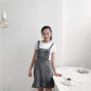 Váy yếm jean đuôi cá siêu xinh