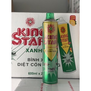 Bình xịt côn trùng King Star hương chanh 600ml