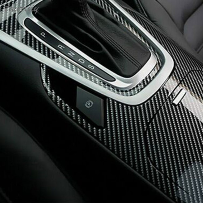 【Ready Stock】 2d Carbon Fiber Wrapping  Film Appearance Decoration Motorcycle Tablet Stickers Car Styling