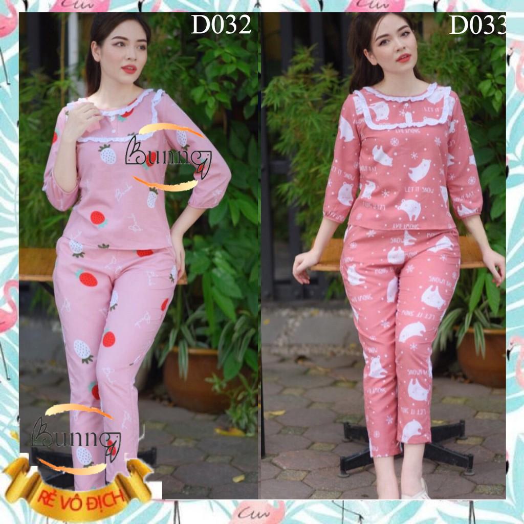 [BUNNY] Đồ bộ nữ mặc nhà chất kate thái mềm mịn fom dáng chuẩn