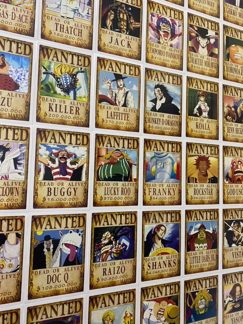 Bộ Wanted 100 Tờ Size A6 Nhỏ Gọn In ảnh One Piece Shopee Việt Nam