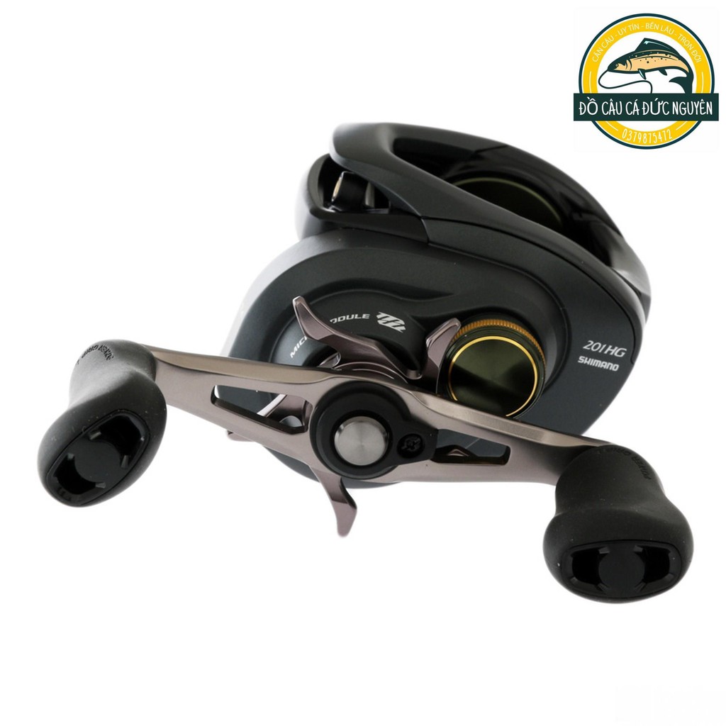 Máy câu cá nằm ngang chính hãng Shimano Baitcast Curado 201HG- ĐỒ CÂU CÁ ĐỨC NGUYÊN