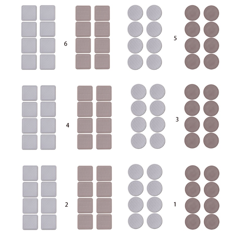 Miếng Lót Chân Ghế Bằng Silicone Dày Dặn Tiện Dụng Cho Gia Đình