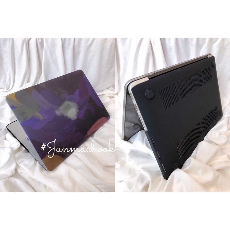 Ốp máy tính khoét táo chất nhựa dẻo, lì, bảo vệ máy