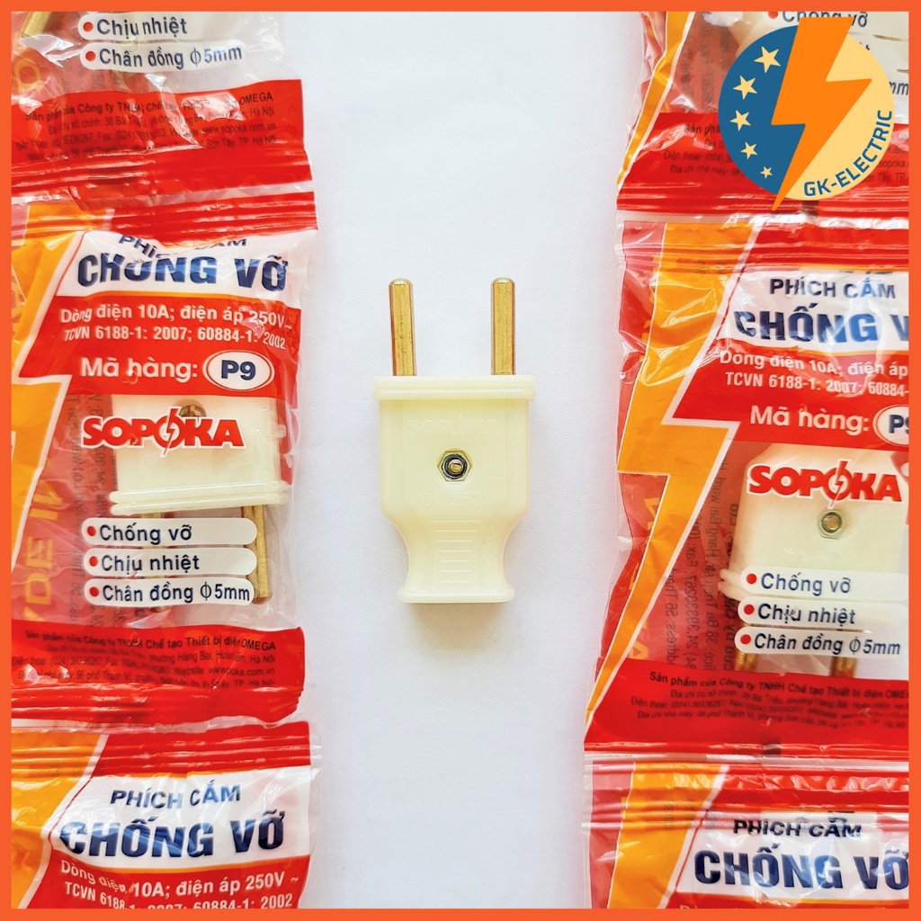 Phích cắm Sopoka - chống vỡ, chịu nhiệt