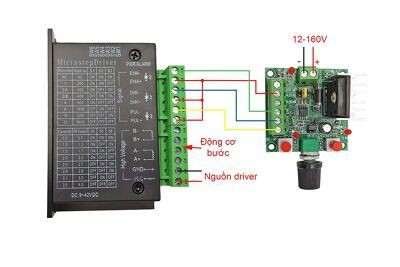 Mạch tạo xung điều khiển driver động cơ bước 2SC5200