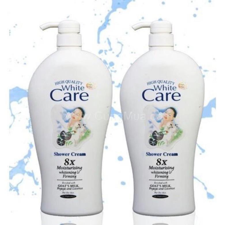 SALE OFF ] Sữa tắm dê White Care trắng mịn 1200ml – hàng Thái Lan Chính Hãng