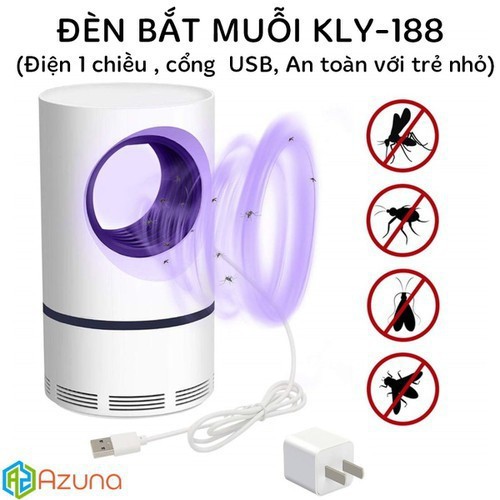 Đèn Bắt Muỗi, Hình Trụ, Cắm Cổng USB Thông Minh ( Bảo Hành 12 Tháng )