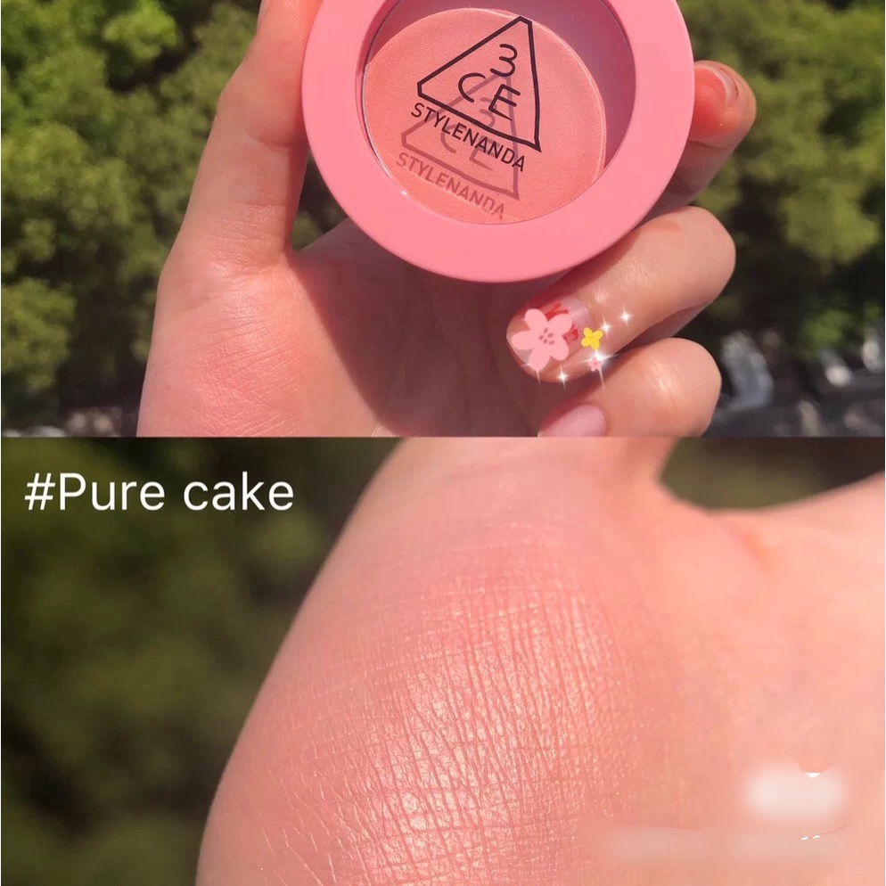 Phấn Má Hồng 3CE Mood Recipe Face Blush [Nude Peach- Mono Pink- Rose Beige- Full Off Charm-Kinda Shy] | BigBuy360 - bigbuy360.vn