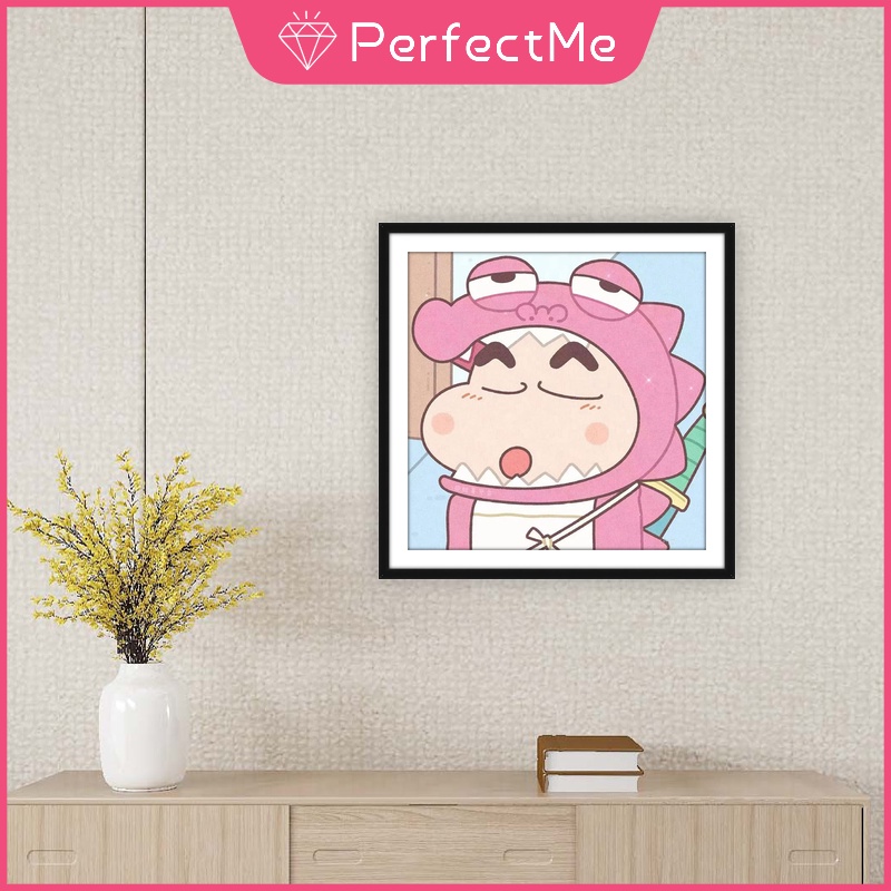 Bộ Tranh Đính Đá 5D Tự Làm 30x30cm Hình Cậu Bé Bút Chì