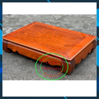 Kỉ trơn gỗ hương - Bàn osin gỗ hương bàn trà bàn cơm cao 10cm