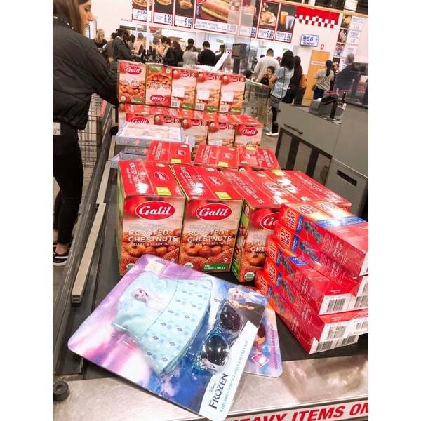 Hạt dẻ hữu cơ Galil Organic Roasted Chestnuts 10 gói x 100gram