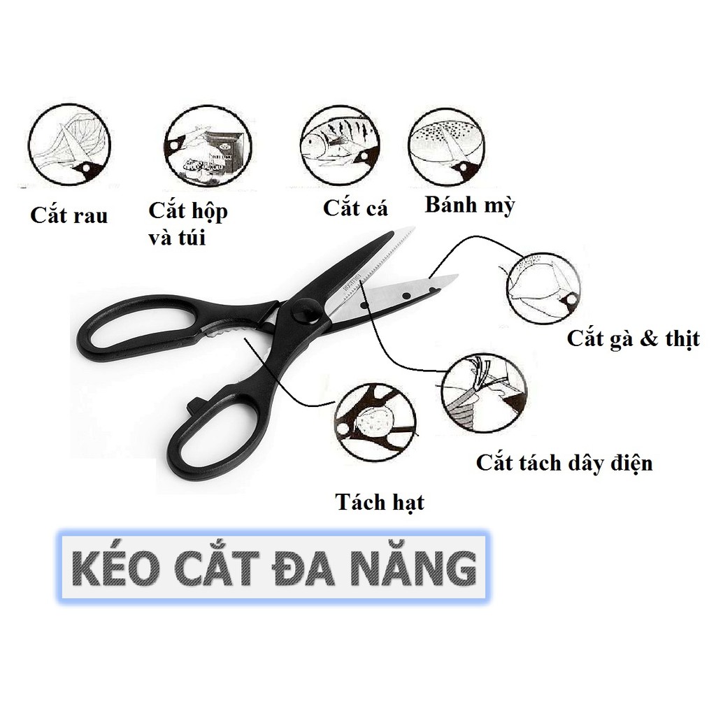 🔥[ GIÁ SỐC]🔥 Kéo làm bếp đa năng SIÊU PHẨM nội trợ