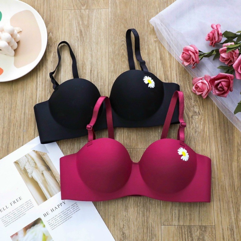 ♥️ Áo Lót Nữ ♥️Áo ngực su mút dày in hoa cúc cúp tròn A1008 | BigBuy360 - bigbuy360.vn