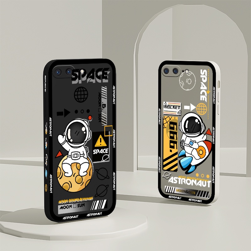 Ốp Điện Thoại silicon mềm ốp lưng phi hành gia Nasa thích hợp cho iphone 6 6s 7 8 plus