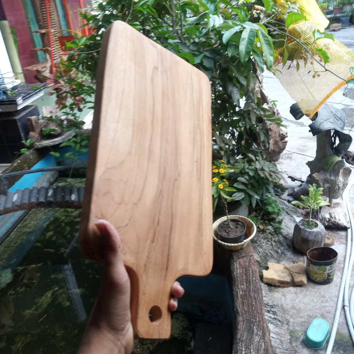 Thớt Gỗ Dày 38x18 cm Kiểu Hàn Quốc | BigBuy360 - bigbuy360.vn