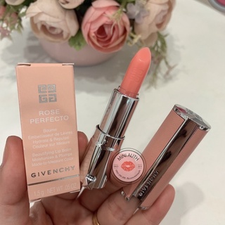 Son dưỡng Givenchy Rose Perfecto Lip Balm mini vỏ da