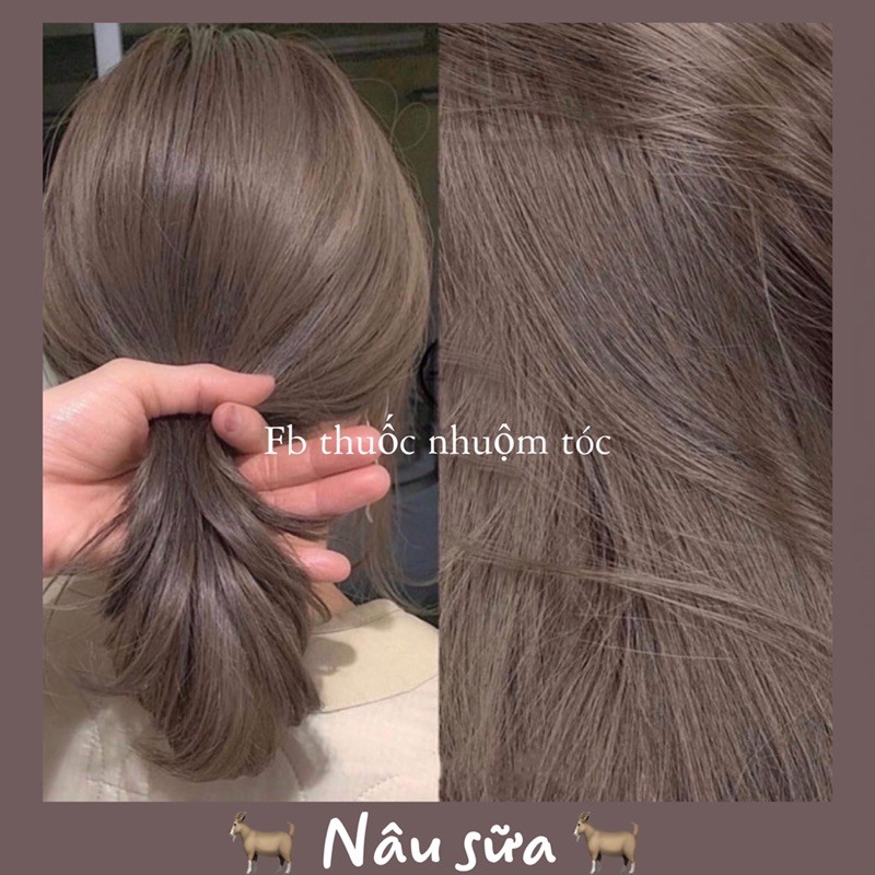 [KHÔNG TẨY] Thuốc nhuộm tóc màu Nâu Sữa