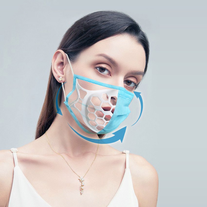 Combo 2 Miếng đệm silicon lót khẩu trang giúp dễ thở, không dính son | BigBuy360 - bigbuy360.vn