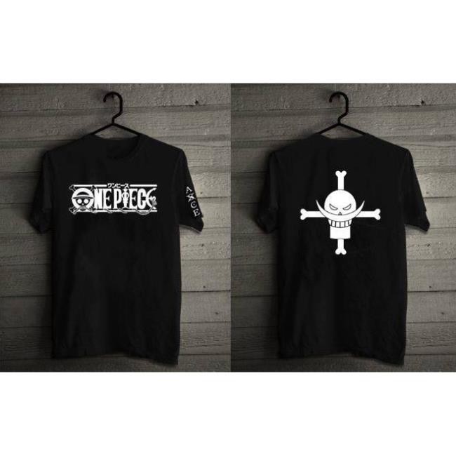 ÁO PHÔNG ONE PIECE RÂU TRẮNG CỰC NGẦU / co size trẻ em