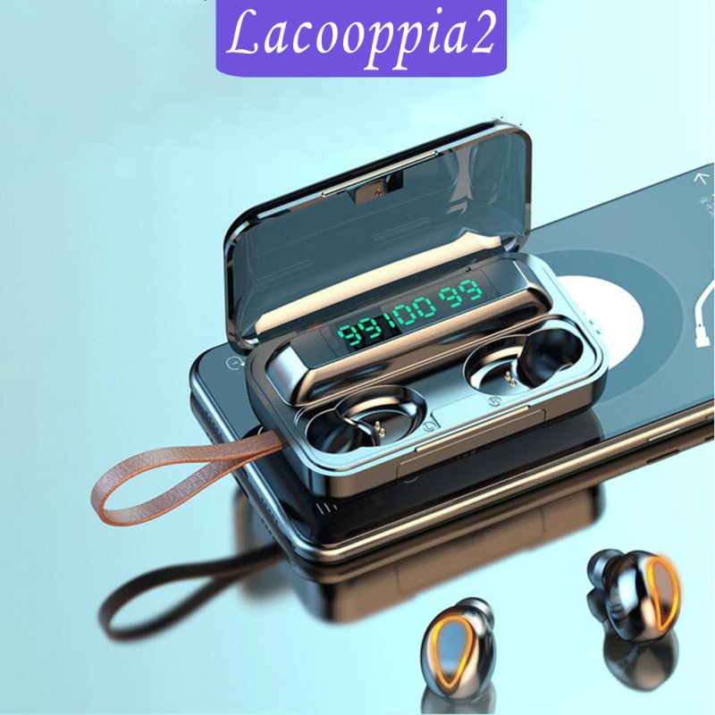 Tai Nghe Bluetooth Không Dây Lacooppia2 Kèm Hộp Sạc Tiện Dụng