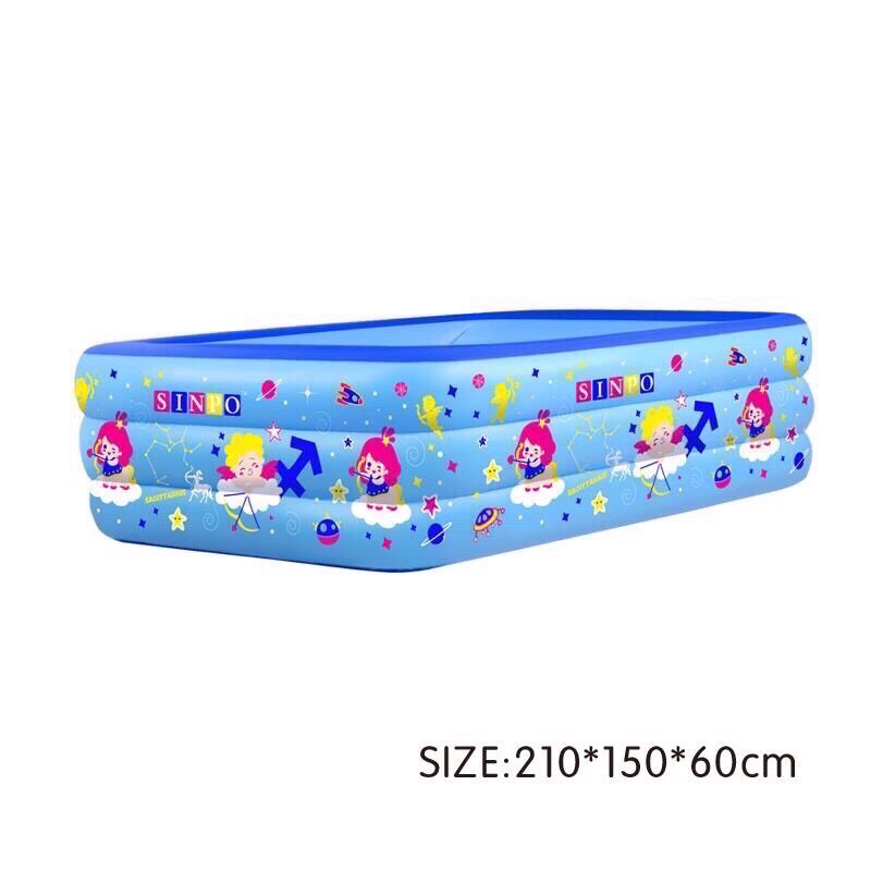 Bể Bơi Hình Chữ Nhật 3 TẦNG 2,1M