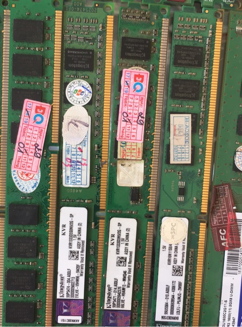 Ram Kingston và Kingmax  DDR3 4Gb 1600  PC